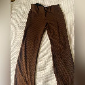Work pant in checkered print